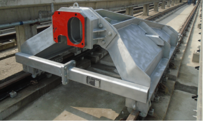 Buffer in Postion on Kaljota Metro Track ready for testing